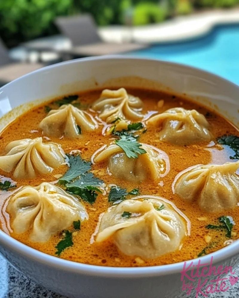 Easy Thai Red Curry Dumpling Soup Easy Thai Red Curry Dumpling Soup
