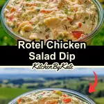 Rotel Chicken Salad Dip