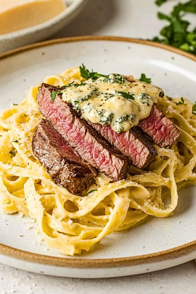 Quick and Simple Savory Steak Gorgonzola Alfredo With Creamy Parmesan Sauce Quick and Simple Savory Steak Gorgonzola Alfredo With Creamy Parmesan Sauce