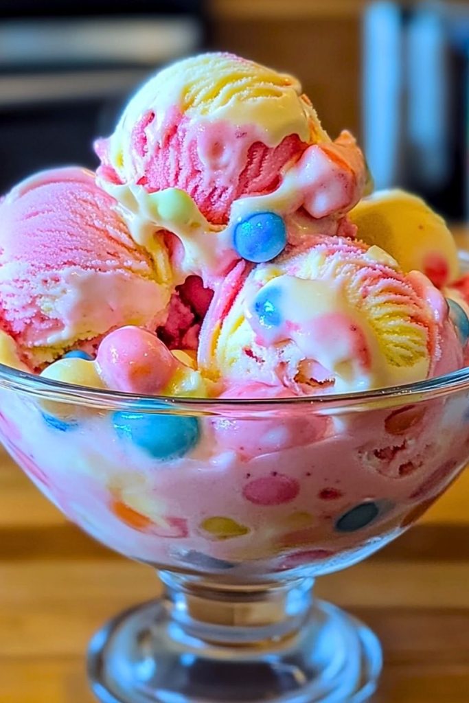 Creamy Homemade Bubblegum Ice Cream Recipe Creamy Homemade Bubblegum Ice Cream Recipe