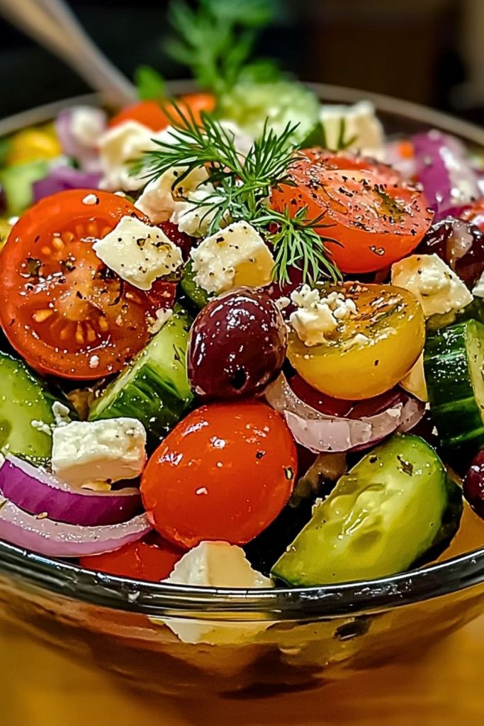 Fresh & Flavorful Classic Greek Salad Recipe Fresh & Flavorful Classic Greek Salad Recipe