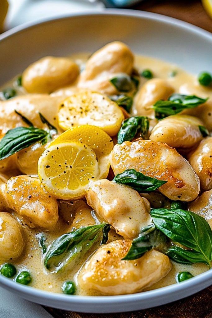 One-Pot Lemon Chicken Gnocchi Delight Recipe One-Pot Lemon Chicken Gnocchi Delight Recipe
