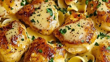 One-Pan Chicken with Buttered Noodles