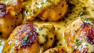 Creamy Pepperoncini Chicken Skillet