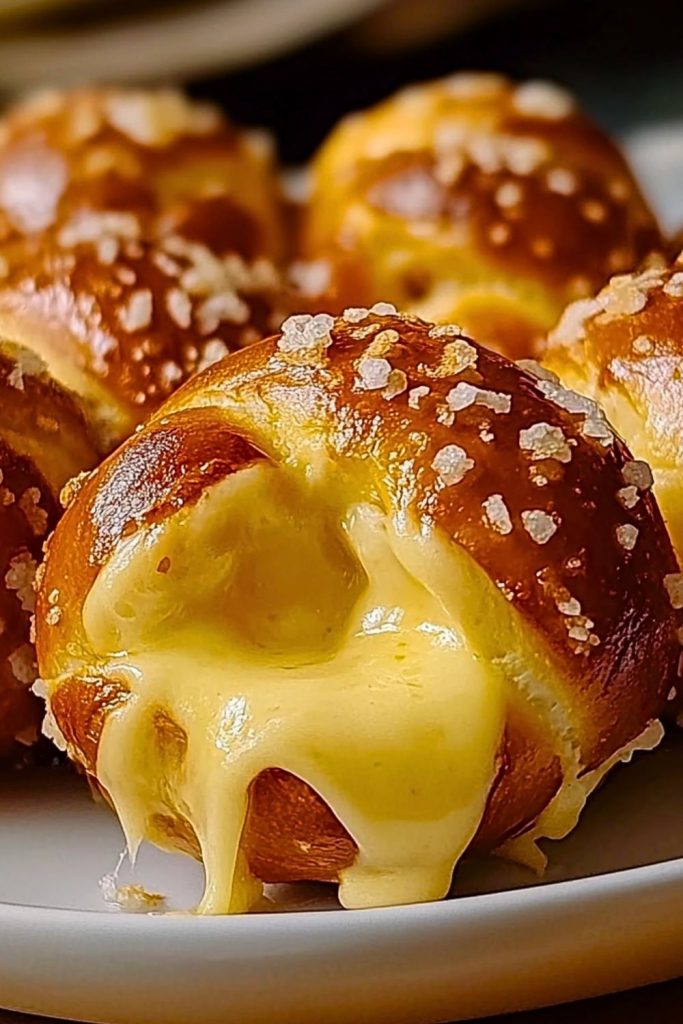 Warm Gooey Cheesy Pretzel Bites Warm Gooey Cheesy Pretzel Bites