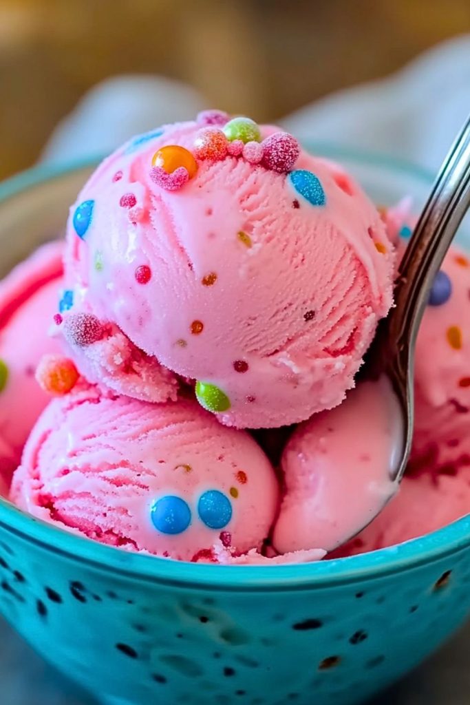 Creamy Homemade Bubblegum Ice Cream Recipe Creamy Homemade Bubblegum Ice Cream Recipe