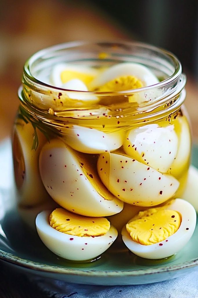 Pickled Eggs with Apple Cider Vinegar Pickled Eggs with Apple Cider Vinegar