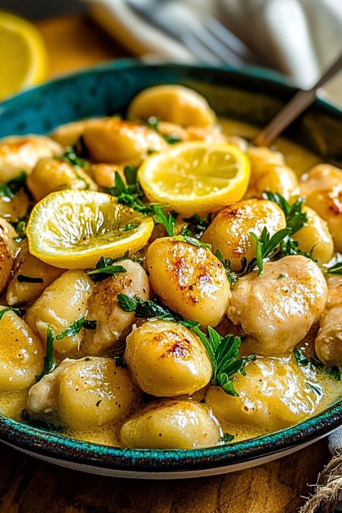 One-Pot Lemon Chicken Gnocchi Delight Recipe One-Pot Lemon Chicken Gnocchi Delight Recipe