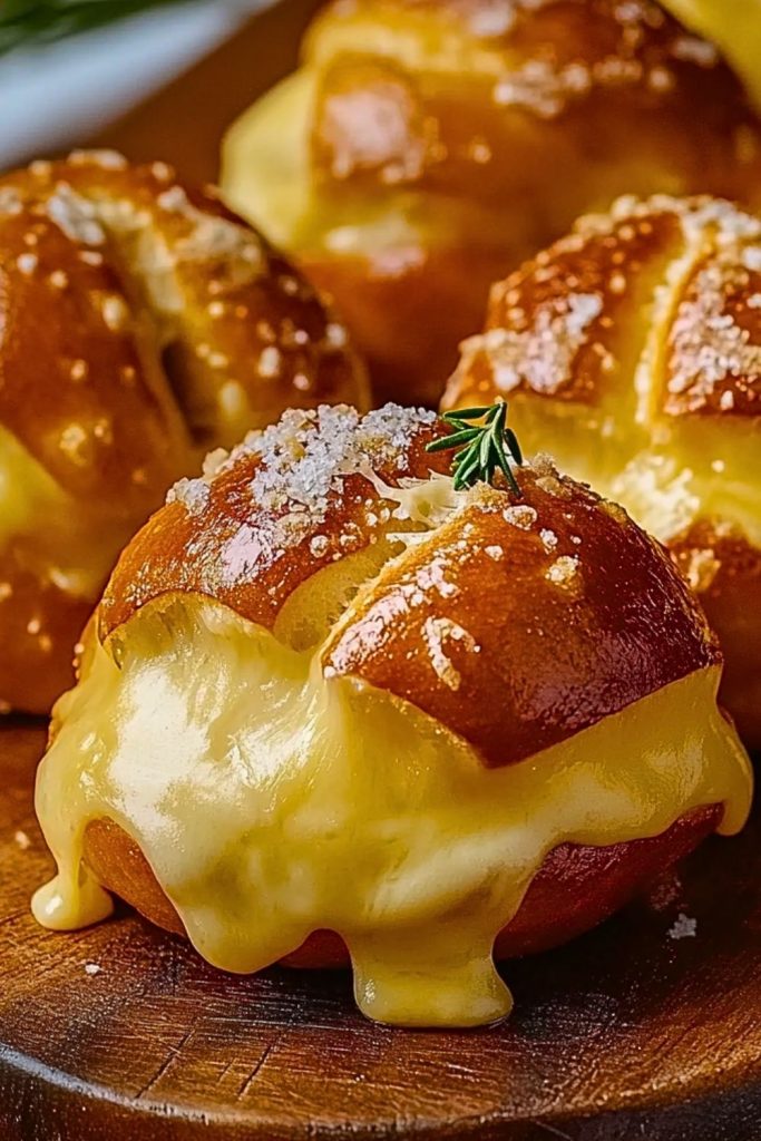 Warm Gooey Cheesy Pretzel Bites Warm Gooey Cheesy Pretzel Bites