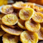 Cinnamon Sugar Air Fryer Banana Chips