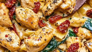 One-Pot Creamy Tuscan Chicken Pasta