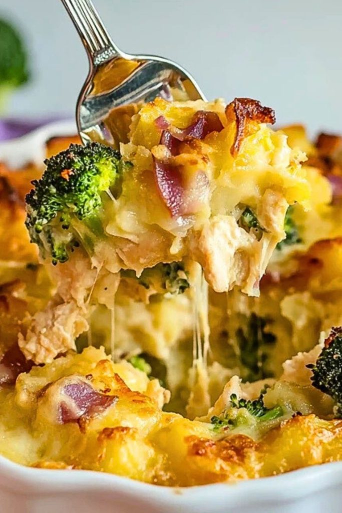 Easy Baked Potato Chicken And Broccoli Casserole Easy Baked Potato Chicken And Broccoli Casserole