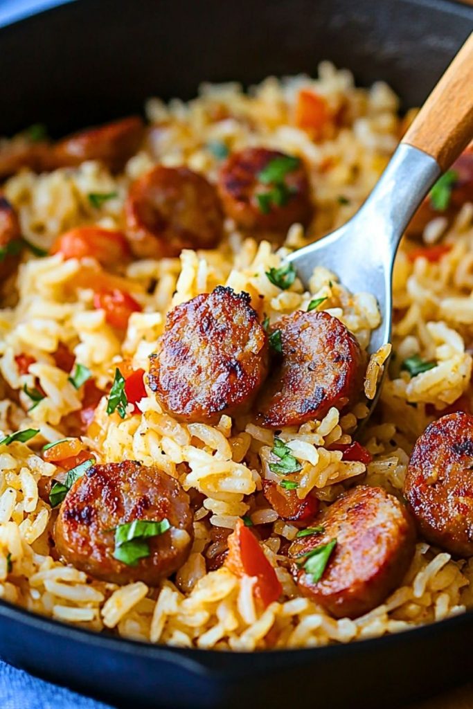 The Best Easy One Pot Sausage And Rice Recipe The Best Easy One Pot Sausage And Rice Recipe