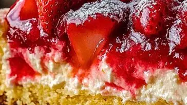 Strawberry Cheesecake Dump Cake
