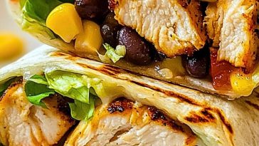 Southwest Grilled Chicken Wraps