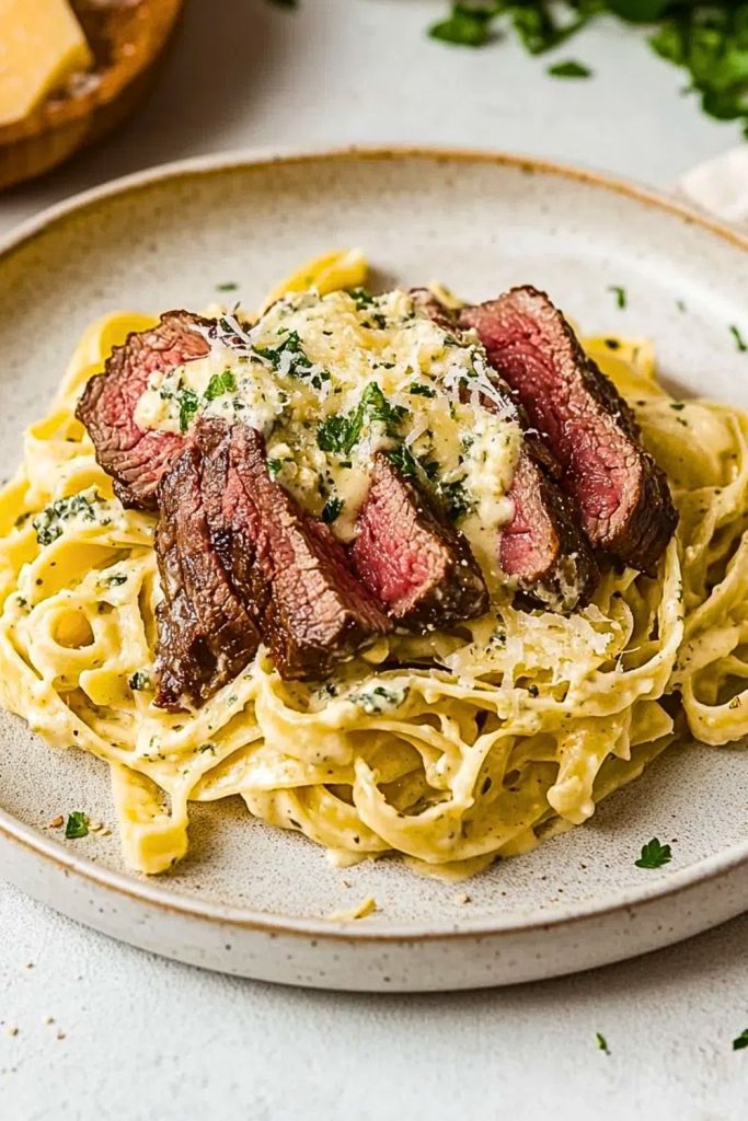 Quick and Simple Savory Steak Gorgonzola Alfredo With Creamy Parmesan Sauce Quick and Simple Savory Steak Gorgonzola Alfredo With Creamy Parmesan Sauce