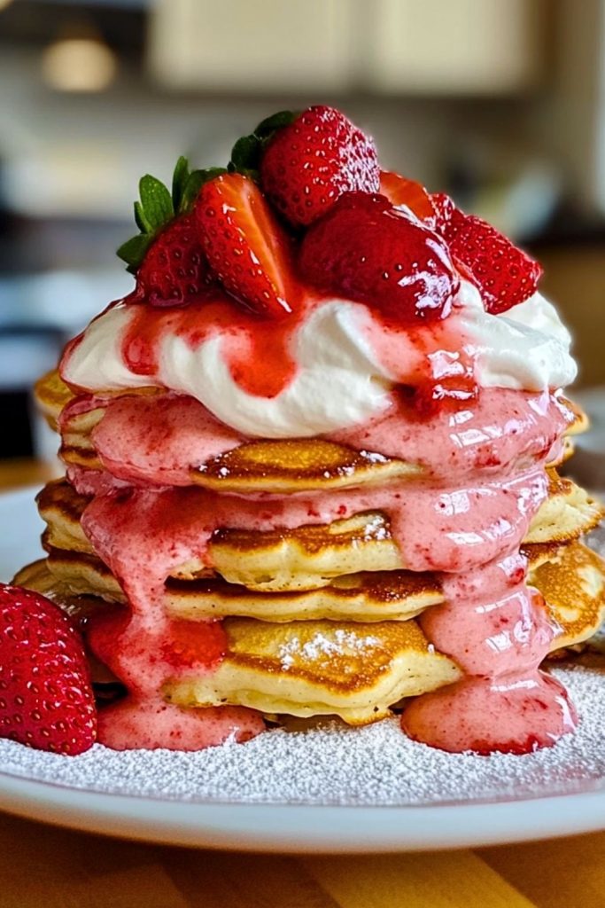 Strawberry Shortcake Pancake Stack Recipe Strawberry Shortcake Pancake Stack Recipe