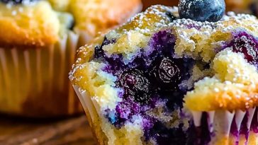 Easy & Fluffy Blueberry Muffin Recipe