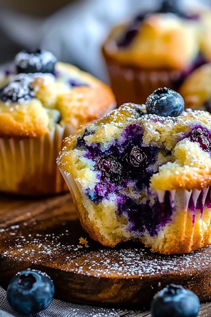 Easy & Fluffy Blueberry Muffin Recipe Easy & Fluffy Blueberry Muffin Recipe