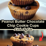 Peanut Butter Chocolate Chip Cookie Cups