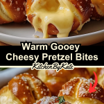 Warm Gooey Cheesy Pretzel Bites