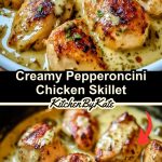 Creamy Pepperoncini Chicken Skillet