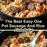 The Best Easy One Pot Sausage And Rice Recipe