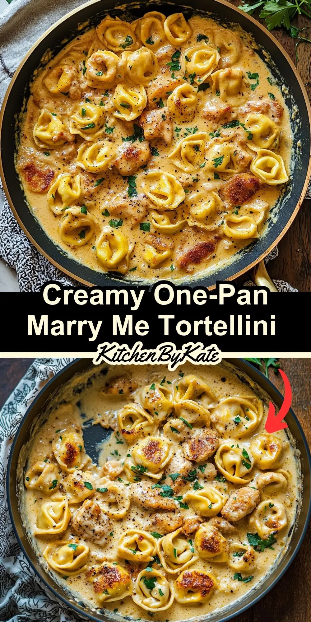 Creamy One-Pan Marry Me Tortellini Recipe Creamy One-Pan Marry Me Tortellini Recipe