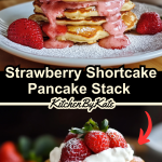 Strawberry Shortcake Pancake Stack Recipe