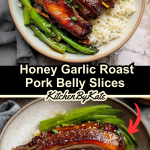 Honey Garlic Roast Pork Belly Slices Recipe