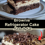 Brownie Refrigerator Cake