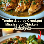 Tender & Juicy Crockpot Mississippi Chicken Recipe