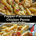Pepper-Parmesan Chicken Penne