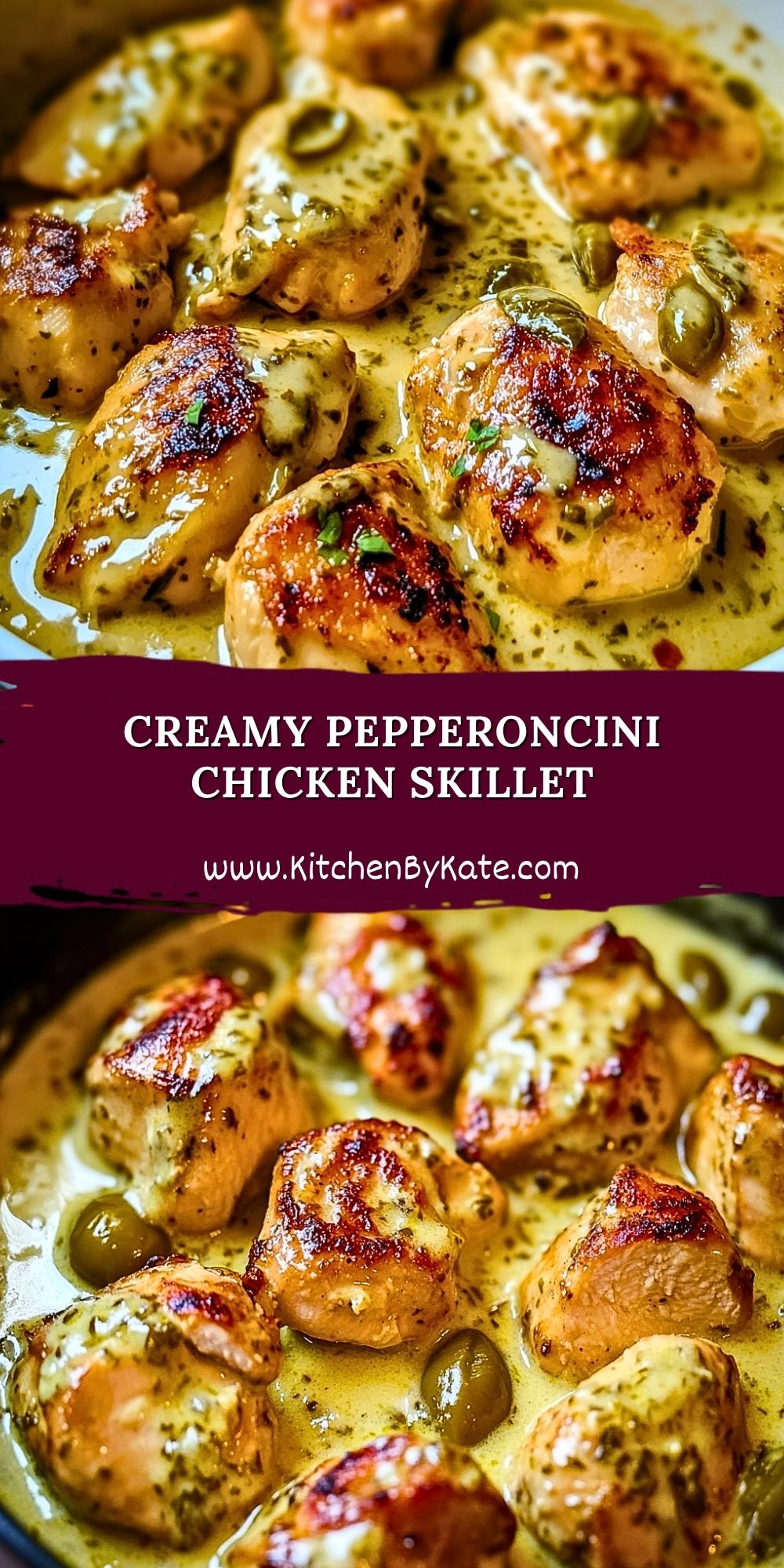 Creamy Pepperoncini Chicken Skillet Creamy Pepperoncini Chicken Skillet