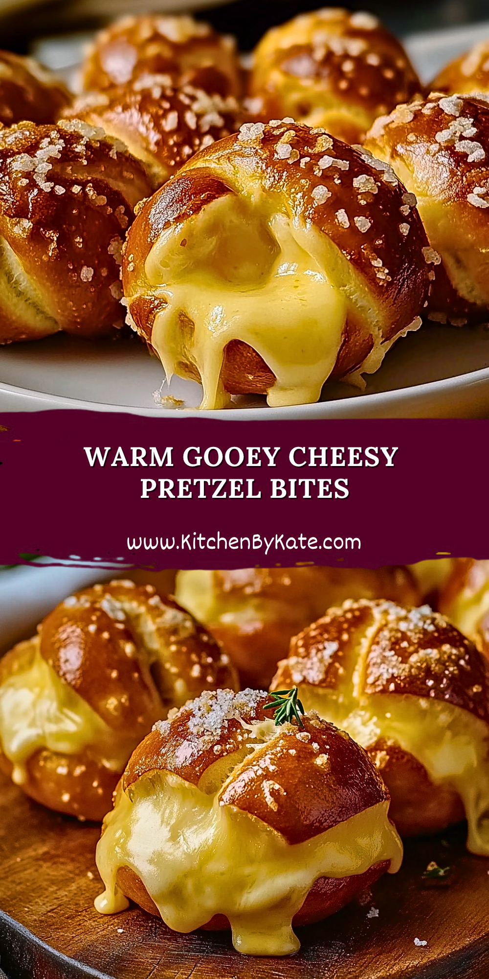 Warm Gooey Cheesy Pretzel Bites Warm Gooey Cheesy Pretzel Bites
