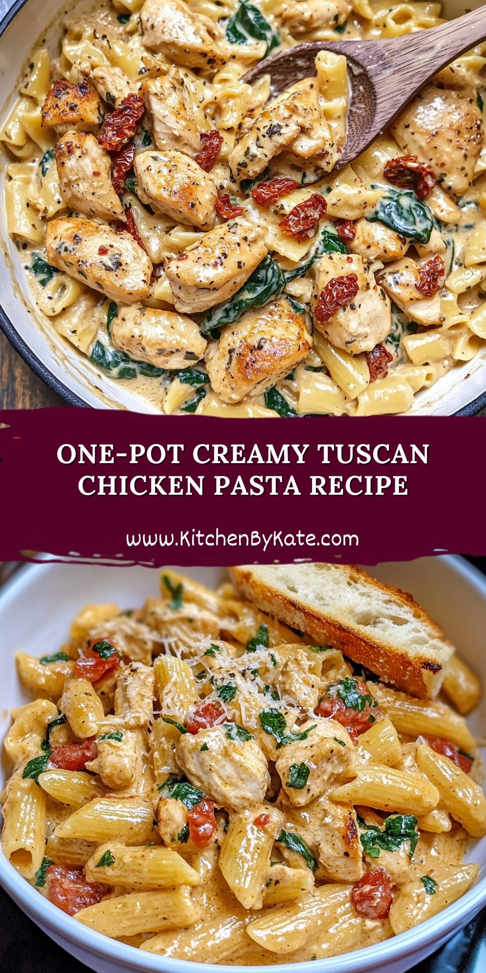 One-Pot Creamy Tuscan Chicken Pasta One-Pot Creamy Tuscan Chicken Pasta