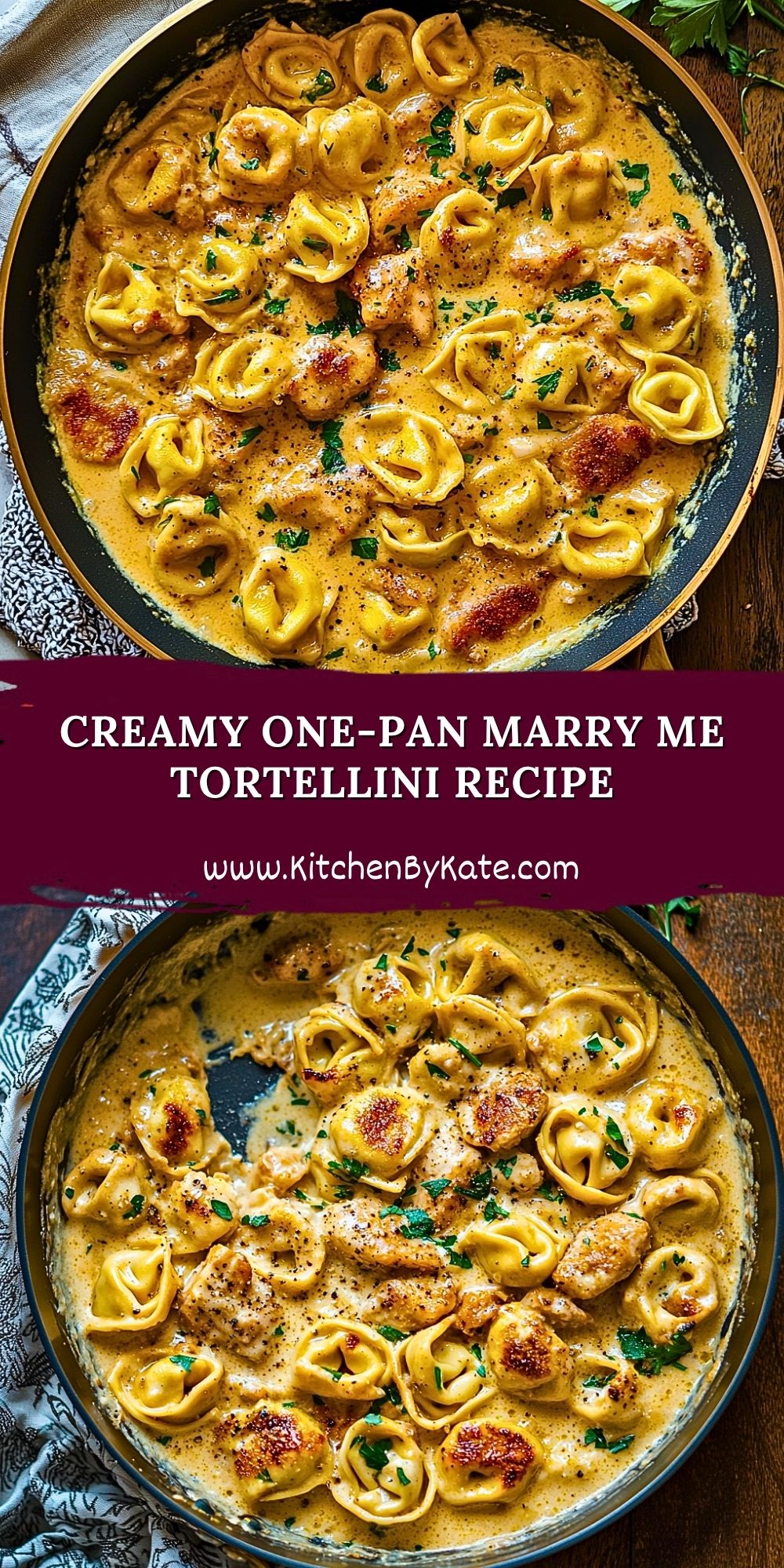 Creamy One-Pan Marry Me Tortellini Recipe Creamy One-Pan Marry Me Tortellini Recipe