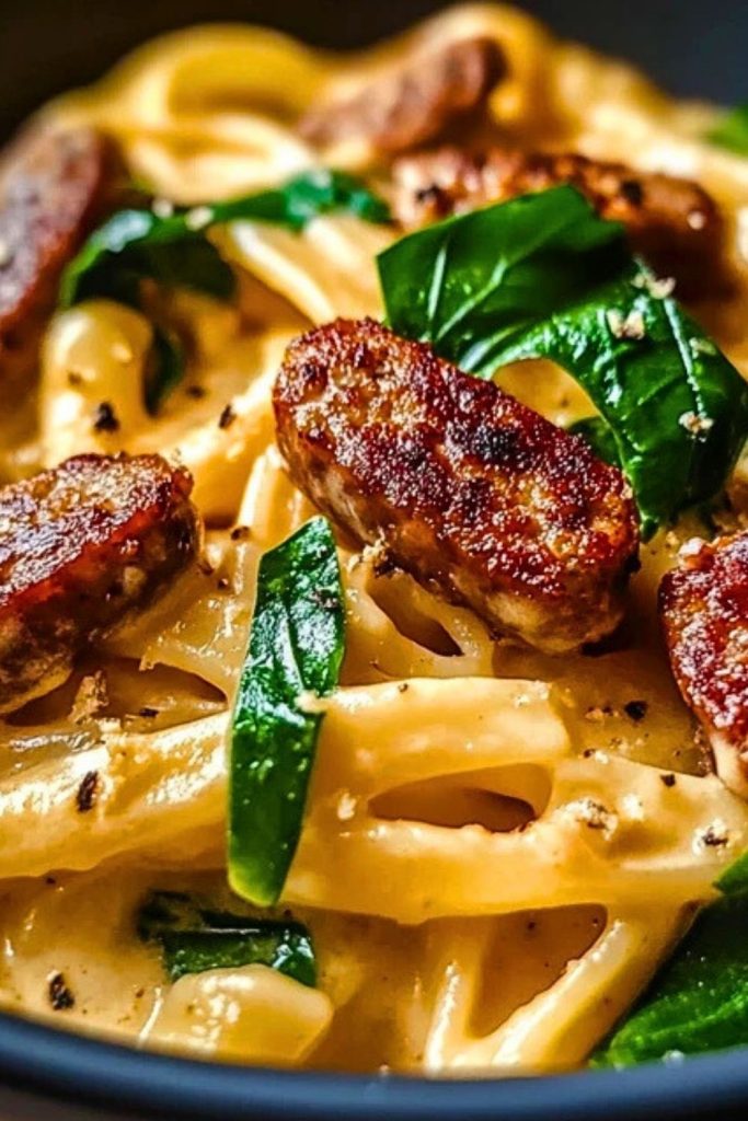 Creamy Cajun Sausage Pasta Creamy Cajun Sausage Pasta