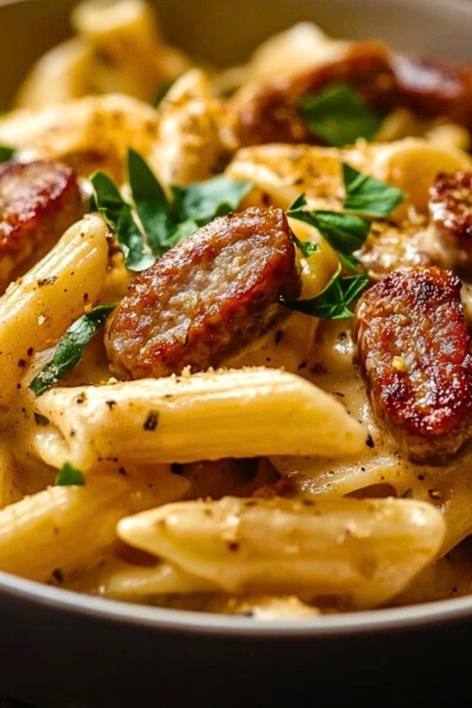 Creamy Cajun Sausage Pasta Creamy Cajun Sausage Pasta
