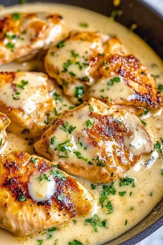 Minimal Ingredient Creamy Garlic Chicken – A Quick & Rich Delight Minimal Ingredient Creamy Garlic Chicken – A Quick & Rich Delight