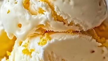 Homemade Lemon Cheesecake Ice Cream