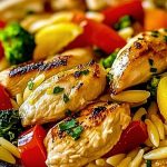 Lemon Chicken & Veggie Orzo Stir Fry Recipe Lemon Chicken & Veggie Orzo Stir Fry Recipe