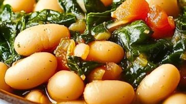 Mediterranean White Beans & Greens