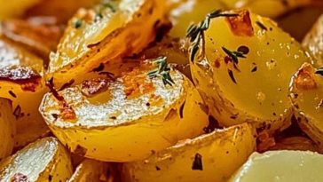 Oven Fried Potatoes & Onions