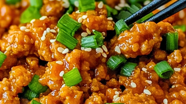Orange Ground Chicken