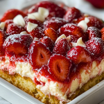 Strawberry Cheesecake Poke Cake Strawberry Cheesecake Poke Cake
