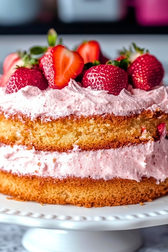 The Best Strawberry Cake Ever The Best Strawberry Cake Ever