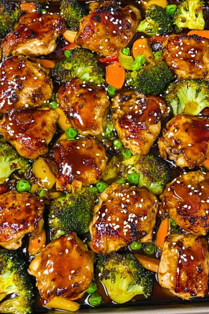 Teriyaki Chicken Sheet Pan Supper Teriyaki Chicken Sheet Pan Supper