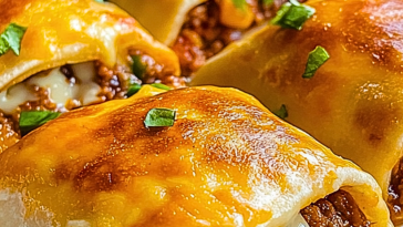 Loaded Cheesy Pocket Tacos