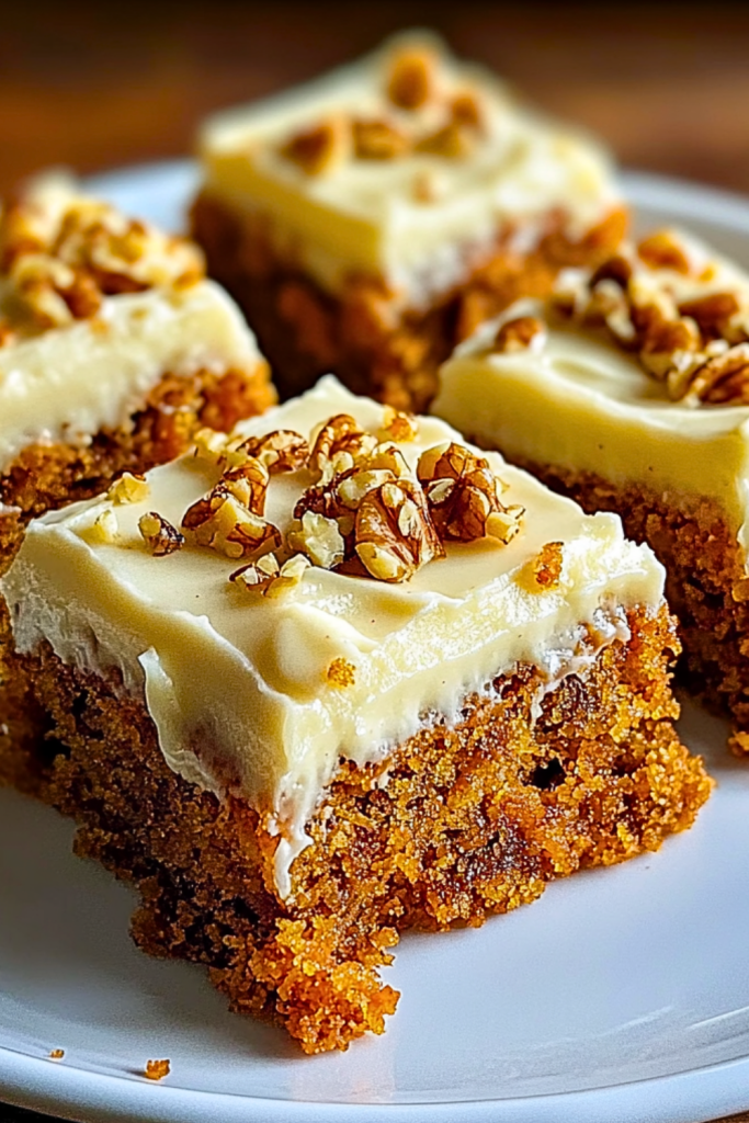 Decadent Carrot Cake Bars with Cream Cheese Frosting Decadent Carrot Cake Bars with Cream Cheese Frosting